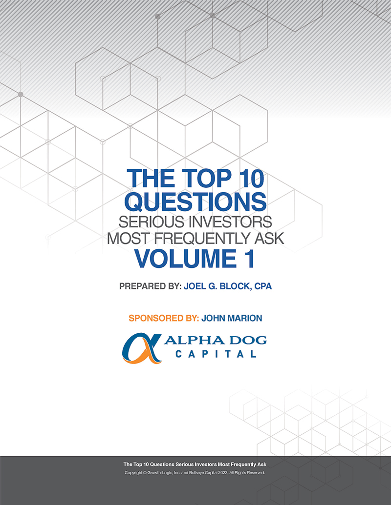 The-Top-10-Questions-that-Serious-Investors-Most-Frequently-Ask-Volume-1 #alphadog