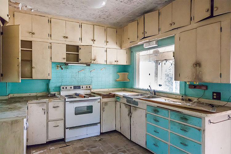 aging housing stock old kitchen example disrepair #alphadog